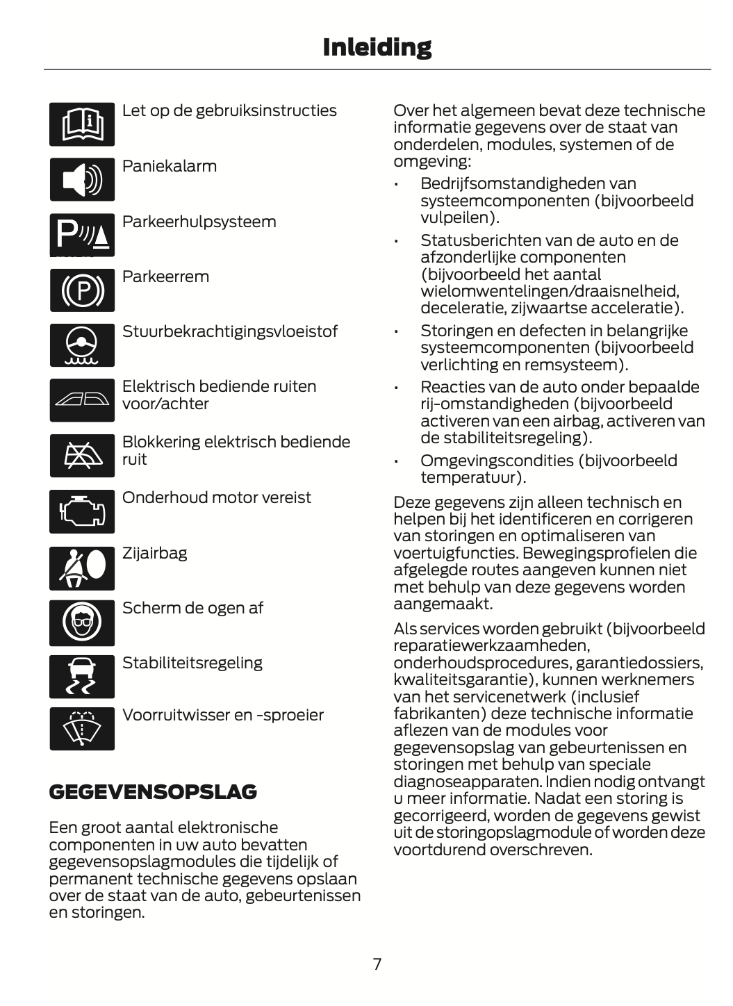 2015-2016 Ford Mustang Owner's Manual | Dutch