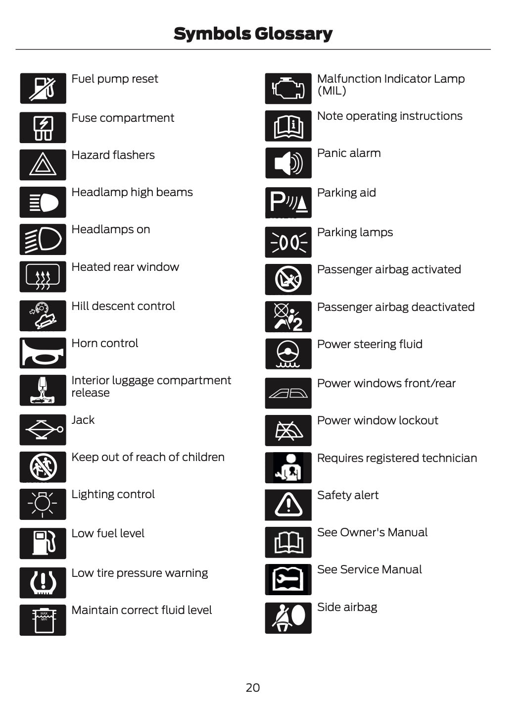 2024-2025 Ford Mustang Owner's Manual | English US