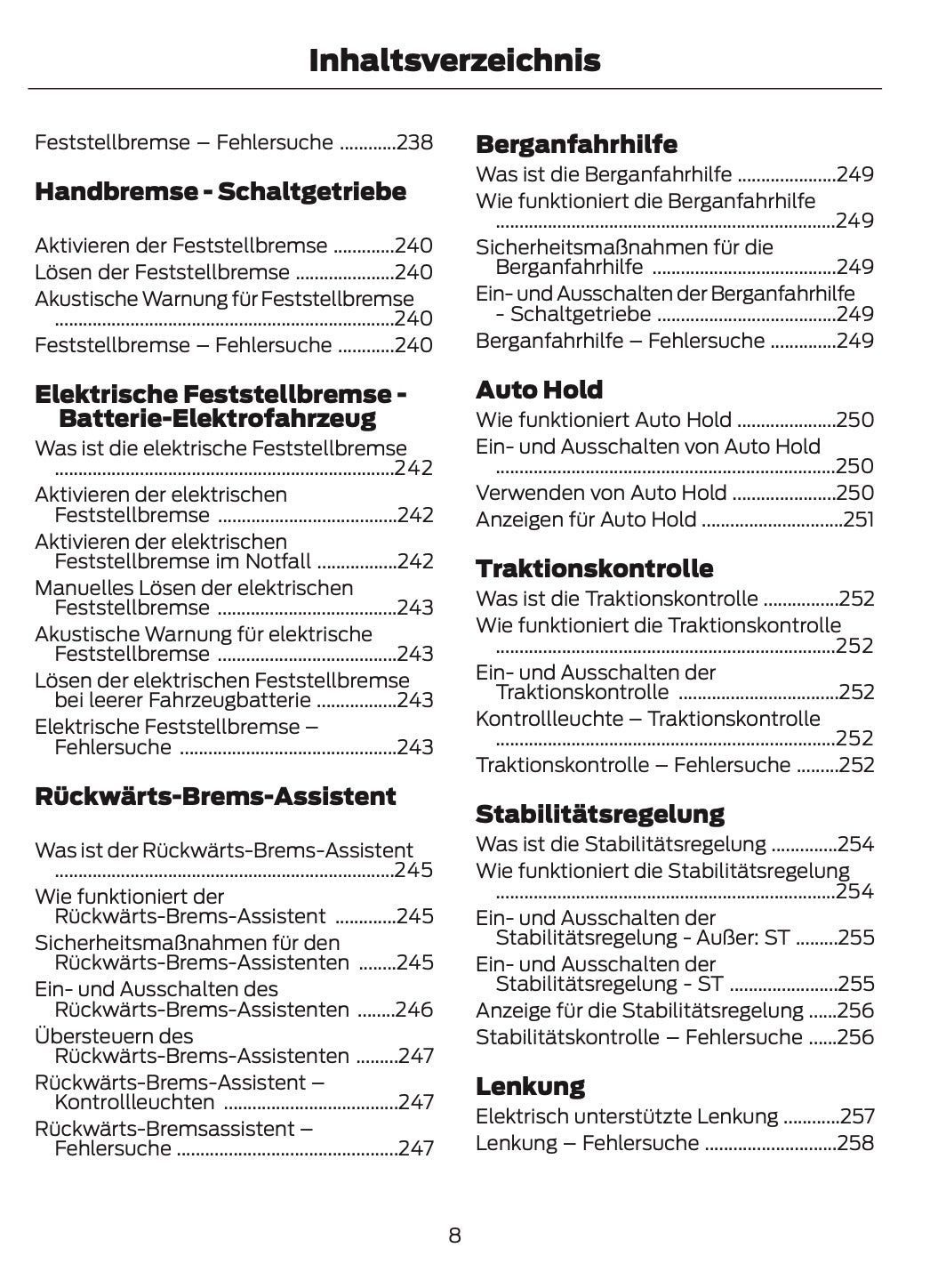 2025 Ford Puma Owner's Manual | German