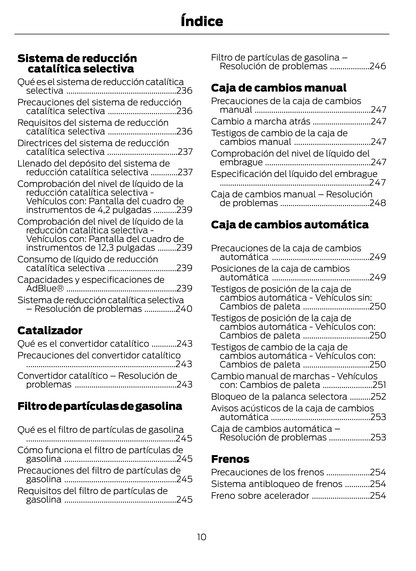 2023-2024 Ford Puma Bedienungsanleitung | Spanisch