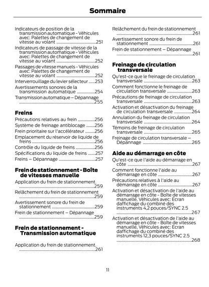 2023-2024 Ford Puma Owner's Manual | French