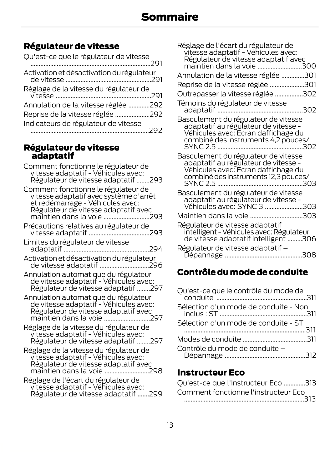 2023-2024 Ford Puma Owner's Manual | French