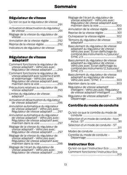 2023-2024 Ford Puma Owner's Manual | French