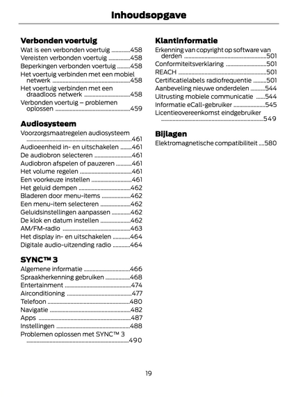 2023-2024 Ford Puma Owner's Manual | Dutch