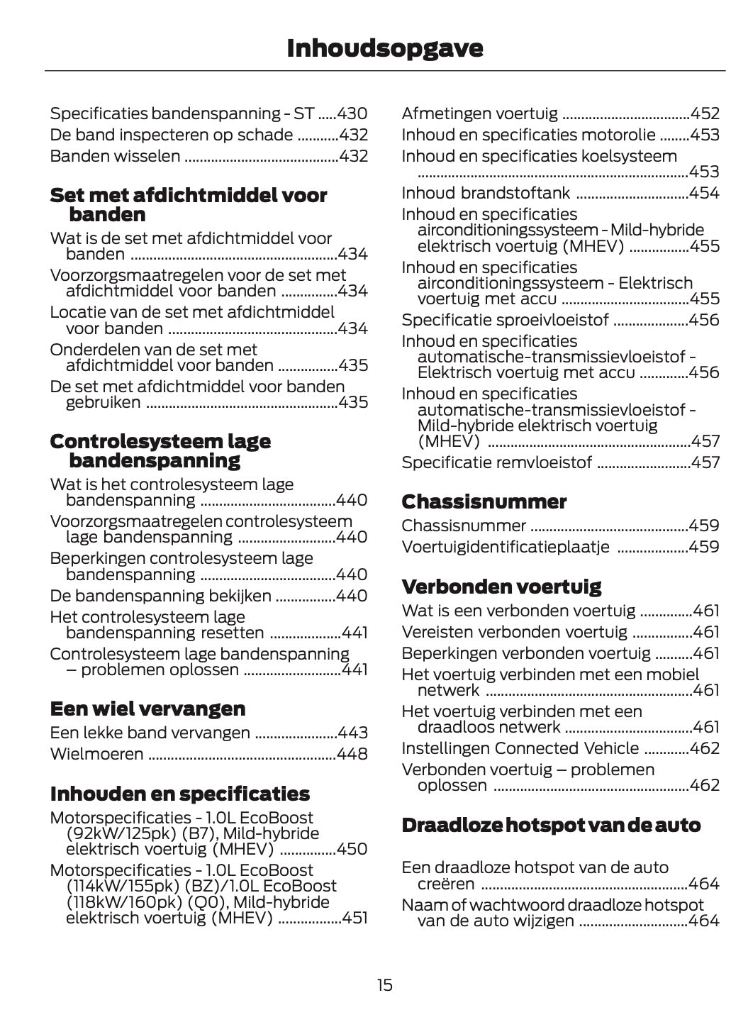 2025 Ford Puma Gebruikershandleiding | Nederlands