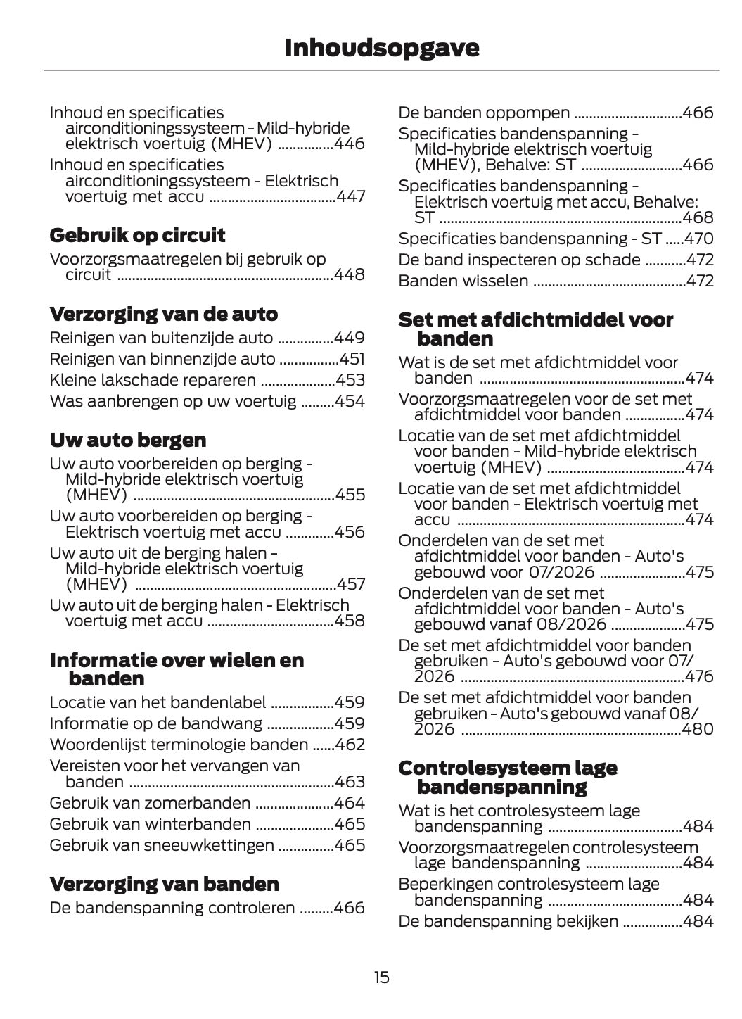 2026 Ford Puma Owner's Manual | Dutch