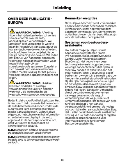 2026 Ford Puma Owner's Manual | Dutch