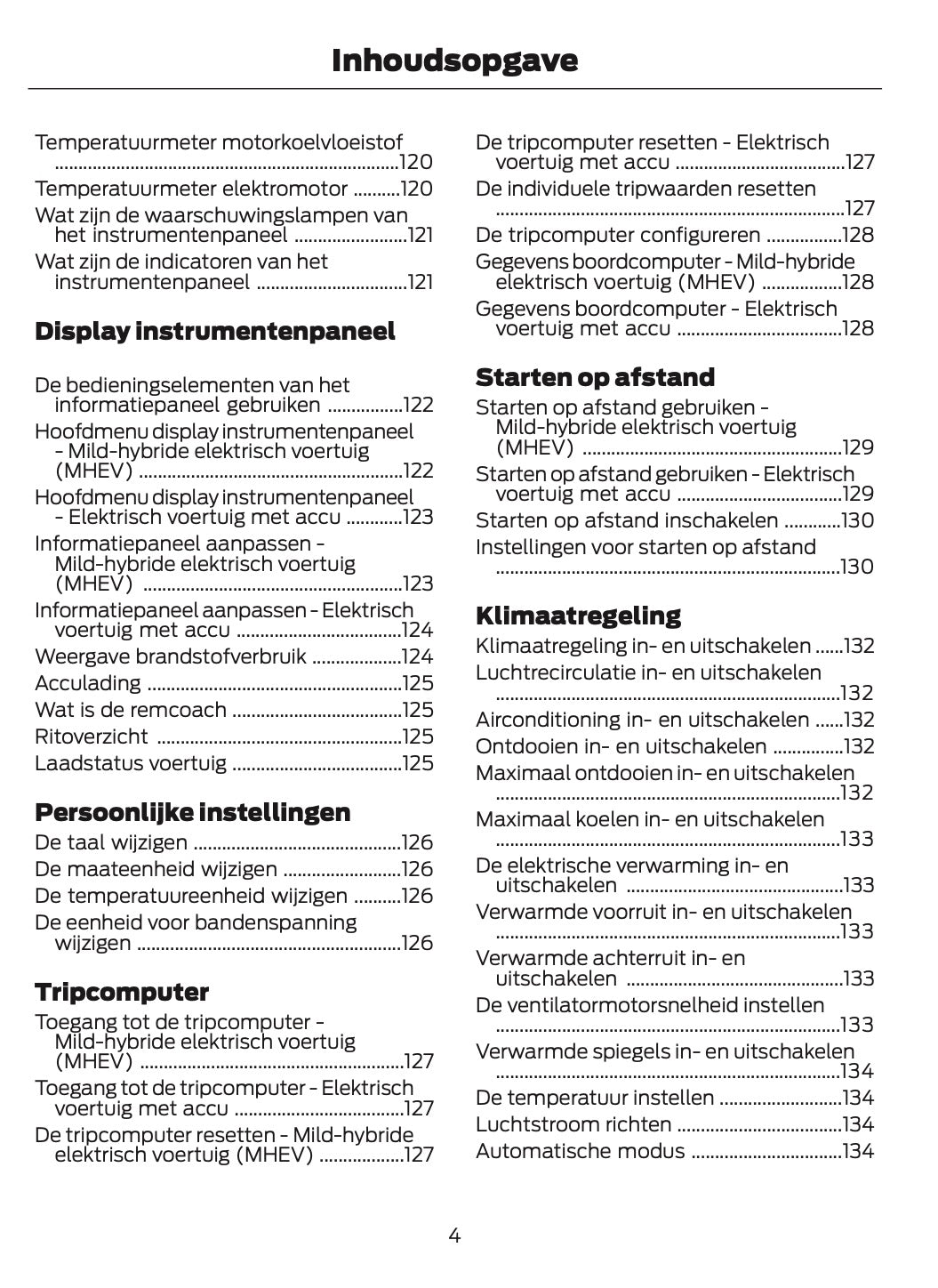 2026 Ford Puma Owner's Manual | Dutch