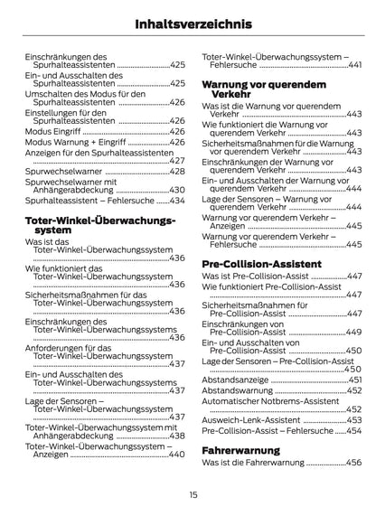 2025-2026 Ford Ranger Owner's Manual | German