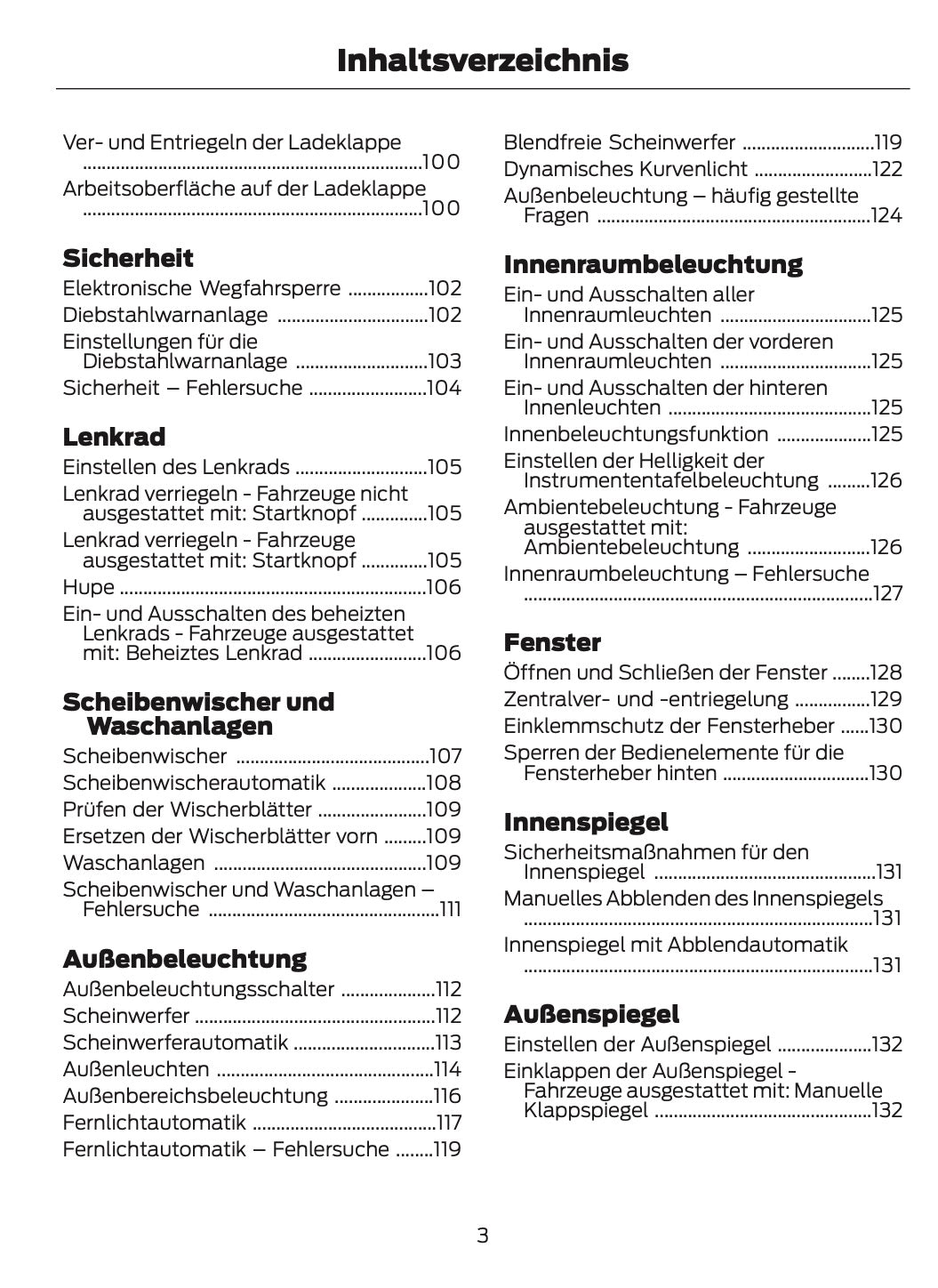 2025-2026 Ford Ranger Owner's Manual | German