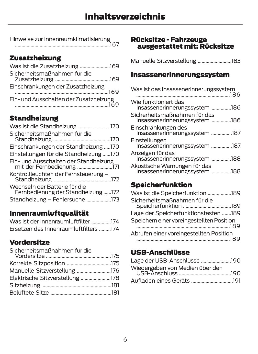 2025-2026 Ford Ranger Owner's Manual | German