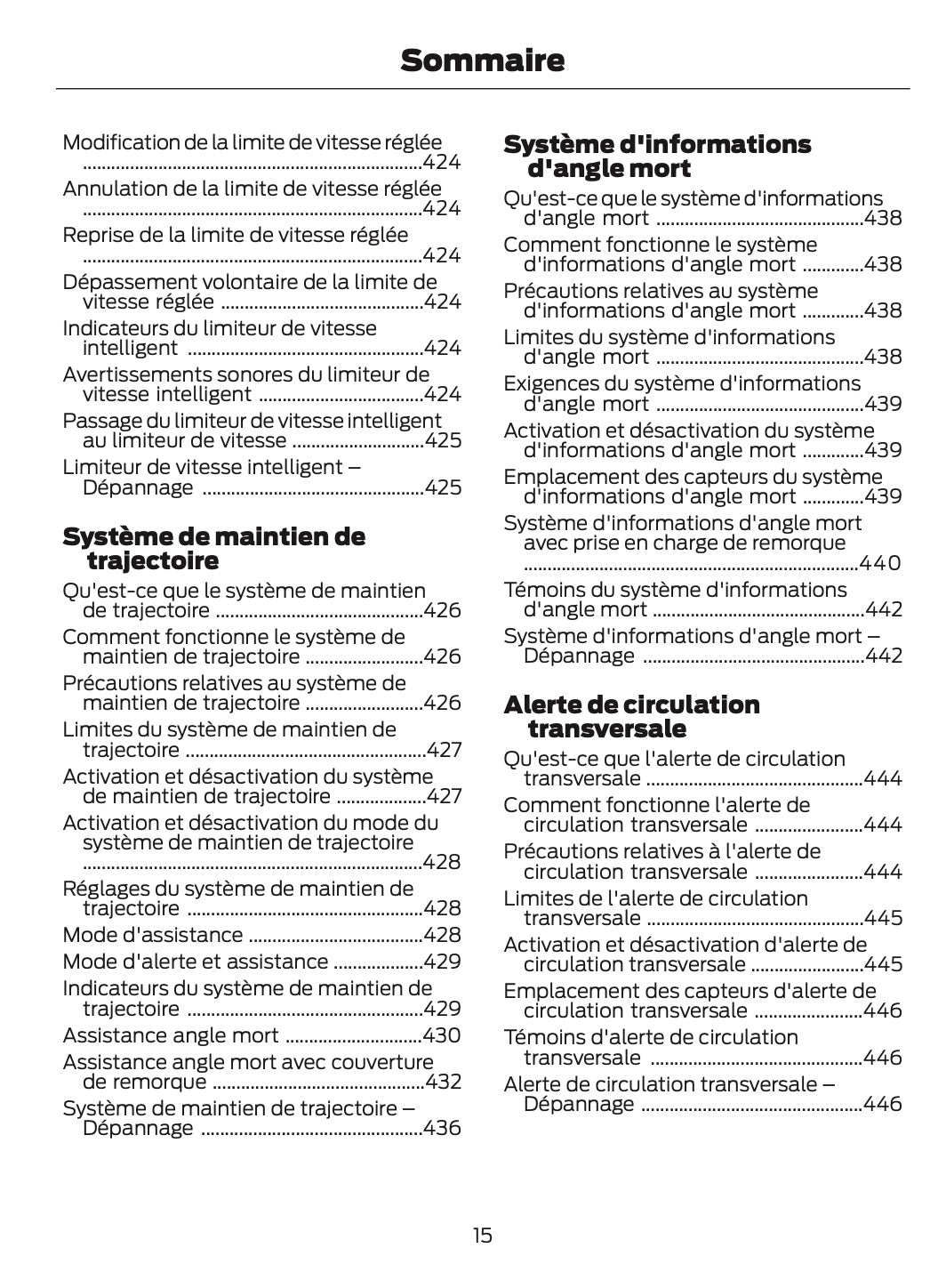 2025-2026 Ford Ranger Owner's Manual | French