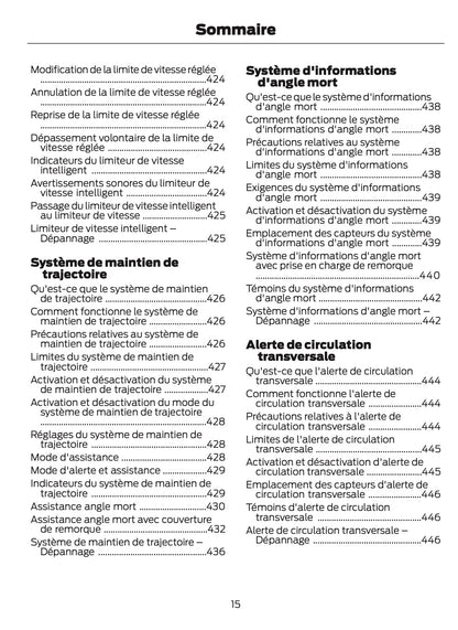 2025-2026 Ford Ranger Owner's Manual | French