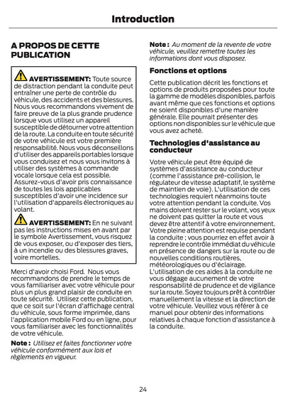 2025-2026 Ford Ranger Owner's Manual | French