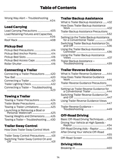 2025-2026 Ford Ranger Owner's Manual | English