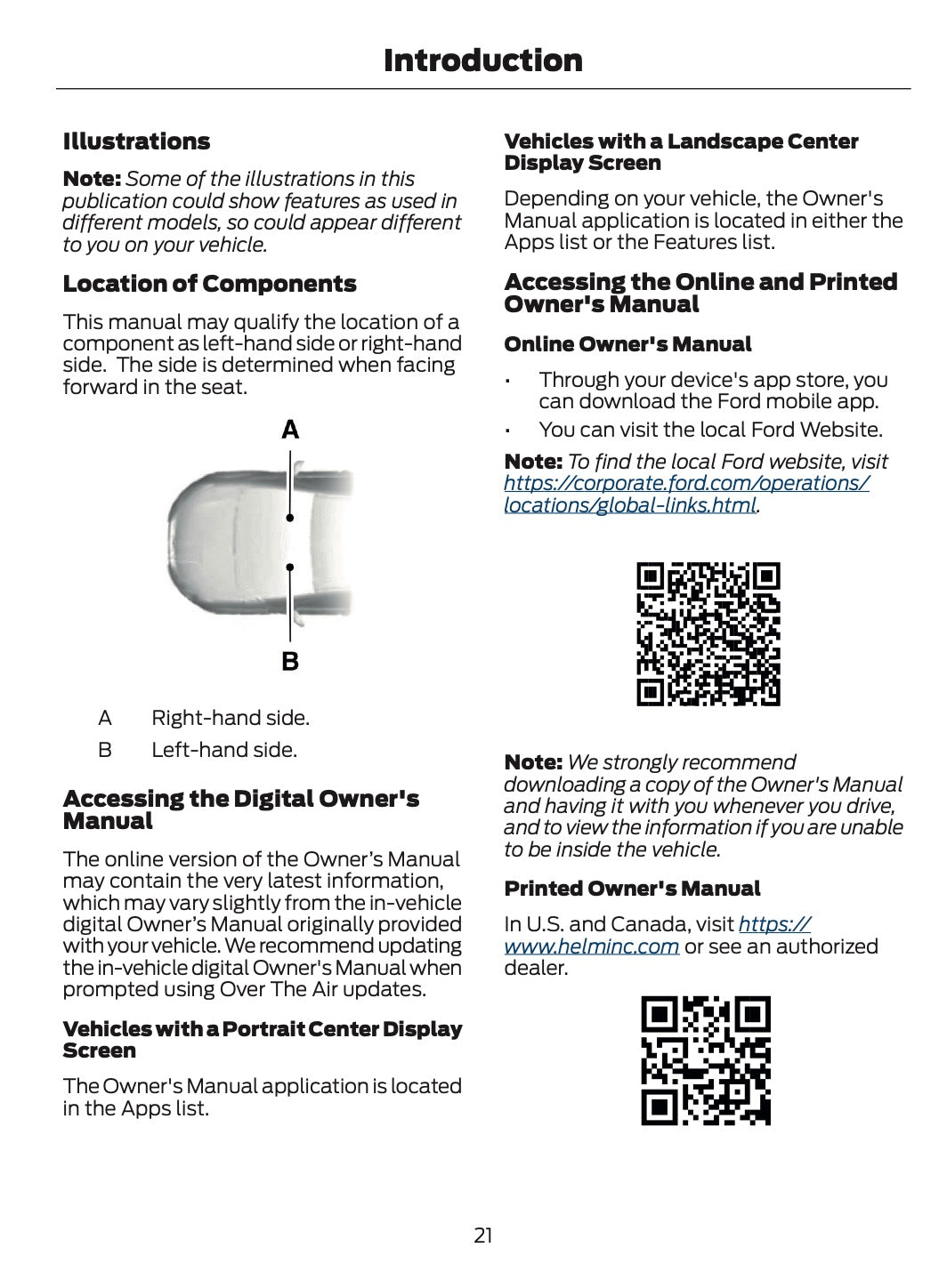 2025-2026 Ford Ranger Owner's Manual | English