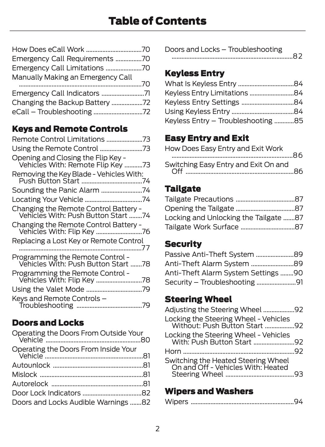 2025-2026 Ford Ranger Owner's Manual | English