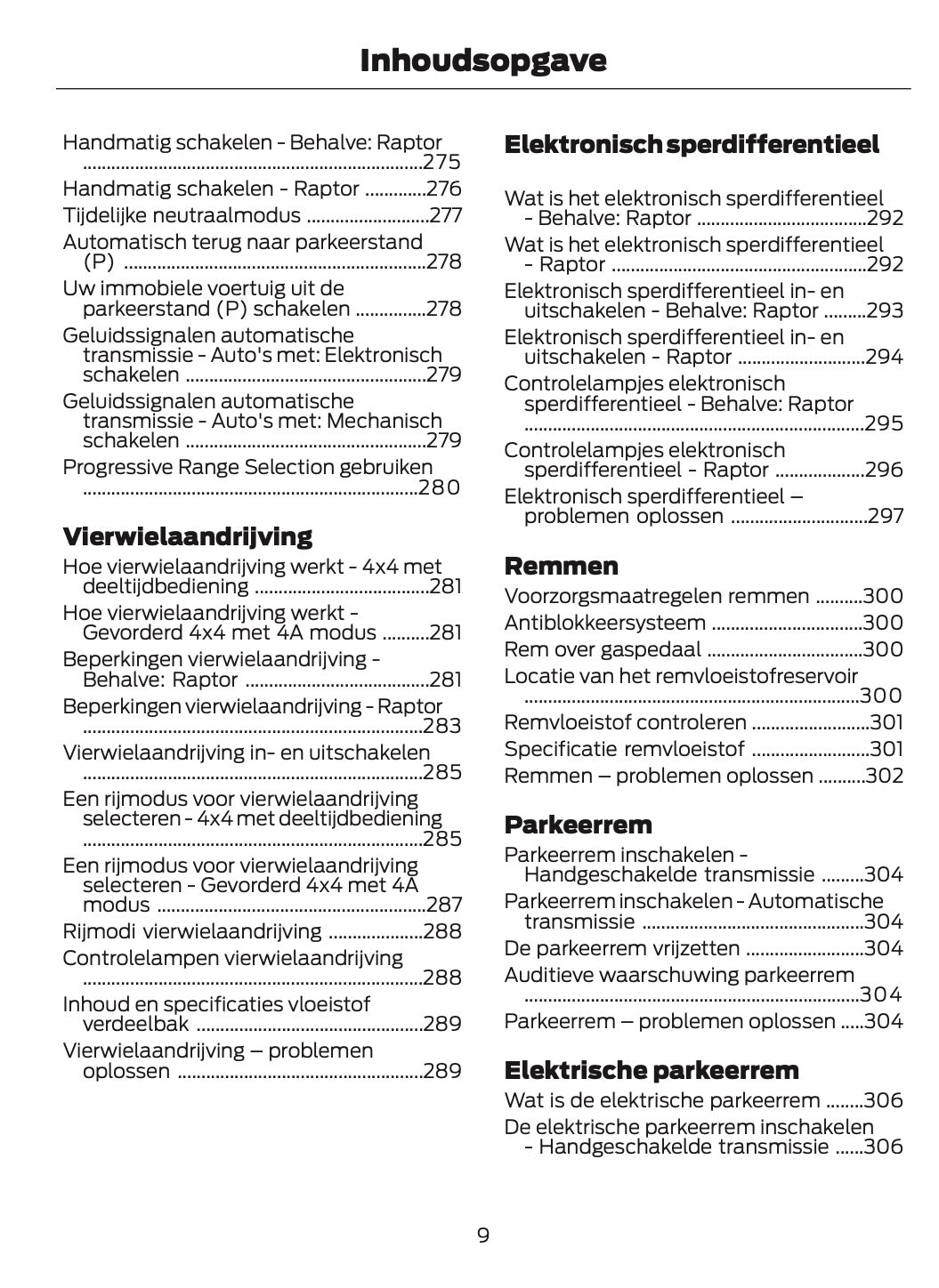 2024-2025 Ford Ranger Owner's Manual | Dutch
