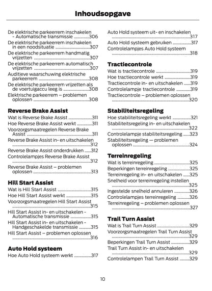 2024-2025 Ford Ranger Owner's Manual | Dutch