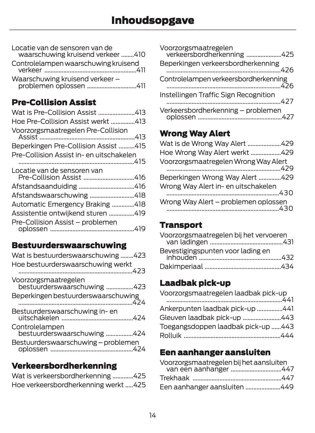 2024-2025 Ford Ranger Owner's Manual | Dutch