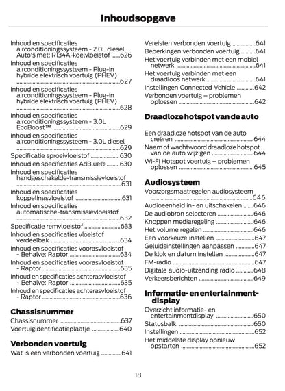 2024-2025 Ford Ranger Owner's Manual | Dutch