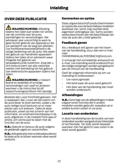 2024-2025 Ford Ranger Owner's Manual | Dutch