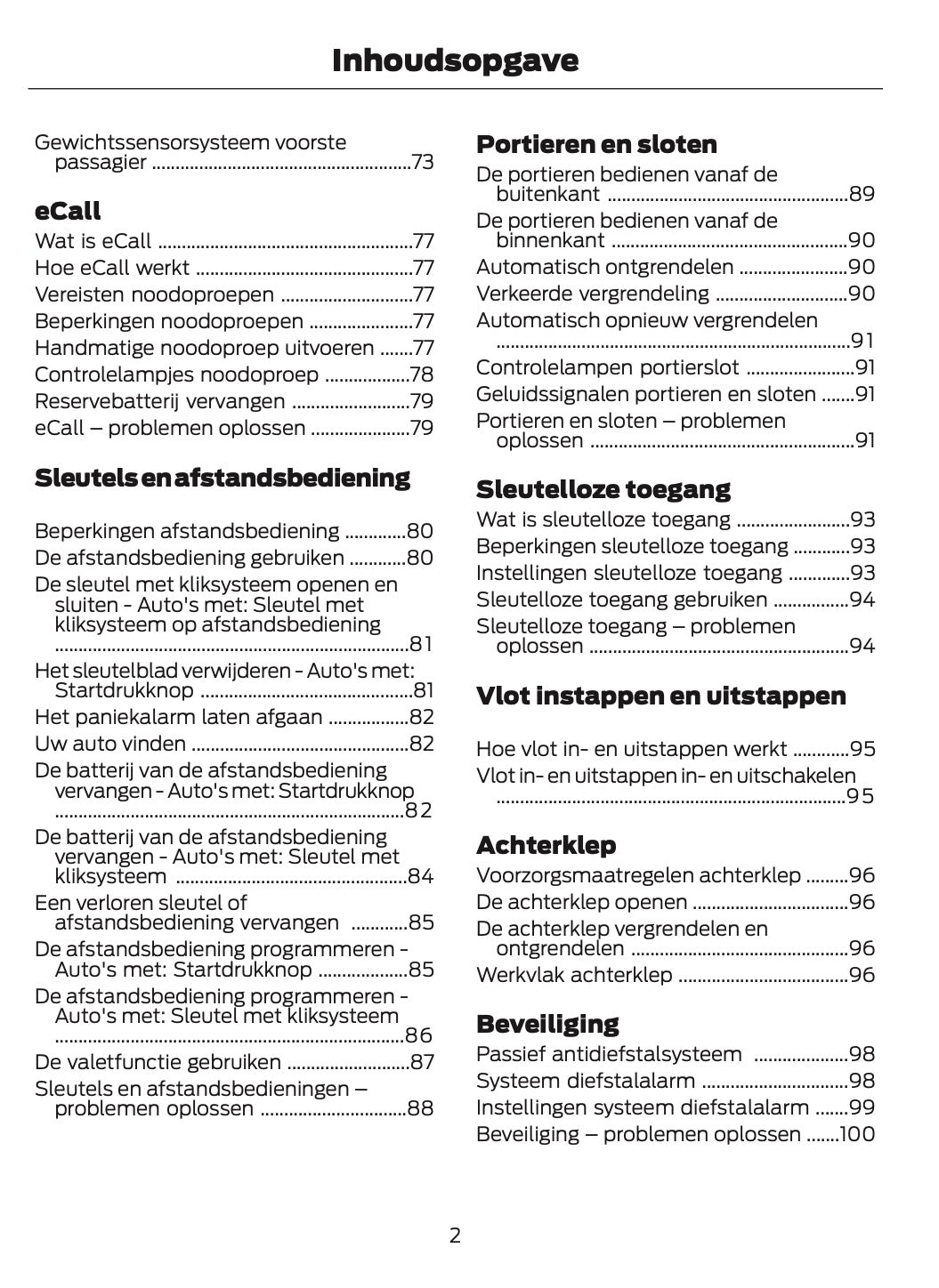 2024-2025 Ford Ranger Owner's Manual | Dutch