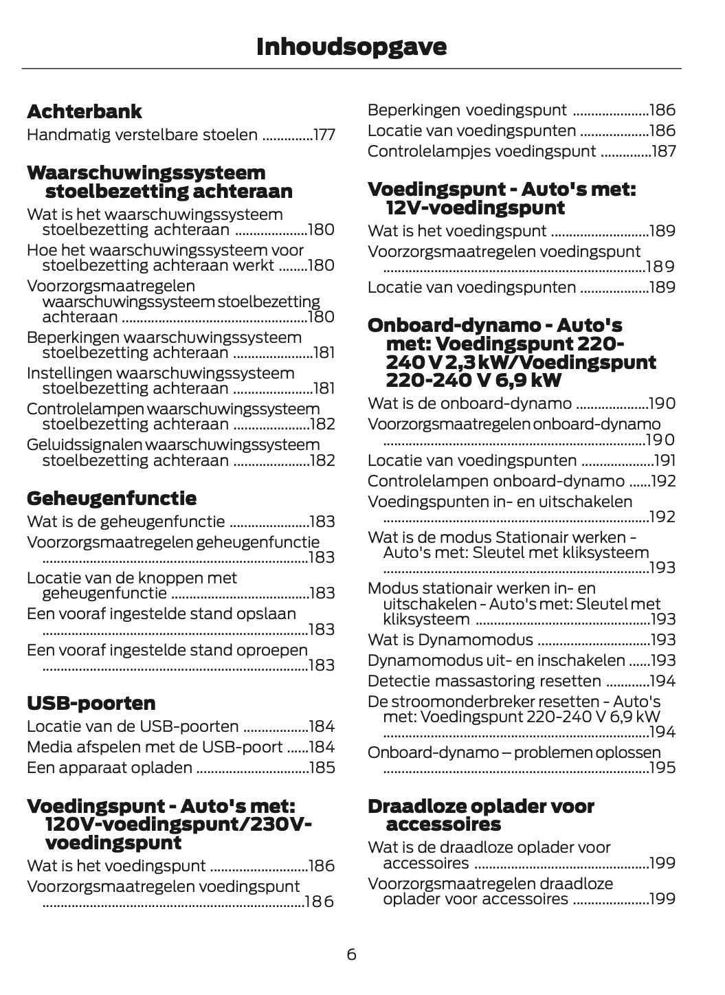2024-2025 Ford Ranger Owner's Manual | Dutch