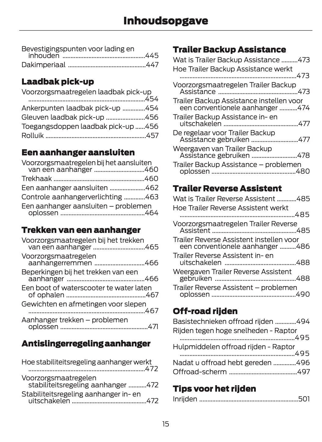 2025-2026 Ford Ranger Gebruikershandleiding | Nederlands