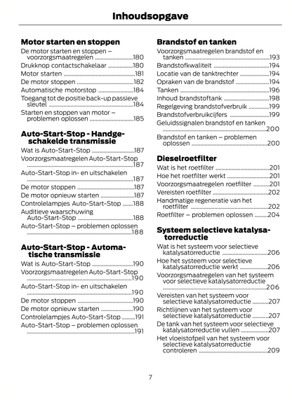 2023-2024 Ford Tourneo Custom/Transit Custom Owner's Manual | Dutch