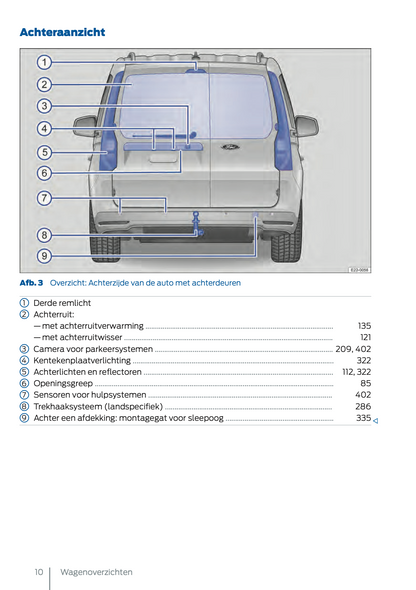 2024-2025 Ford Tourneo Connect/Transit Connect Plug-in-Hybrid Owner's Manual | Dutch