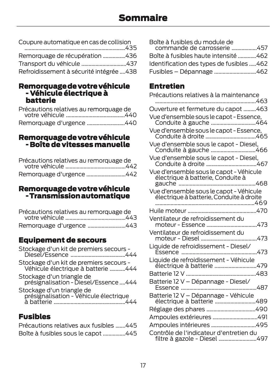 2026 Ford Tourneo Courier/Transit Courier Owner's Manual | French