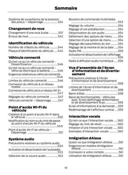 2026 Ford Tourneo Courier/Transit Courier Owner's Manual | French
