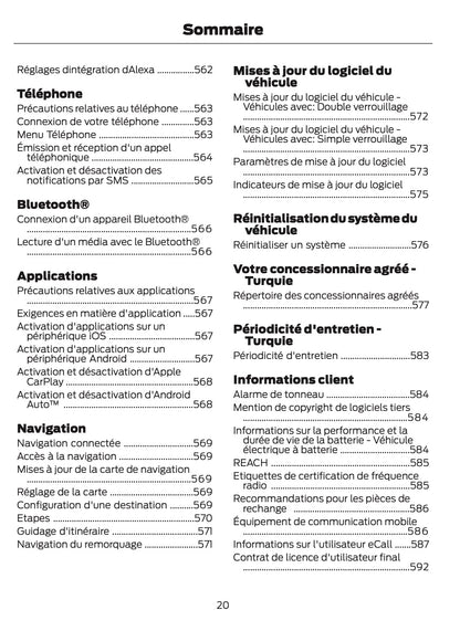2026 Ford Tourneo Courier/Transit Courier Owner's Manual | French