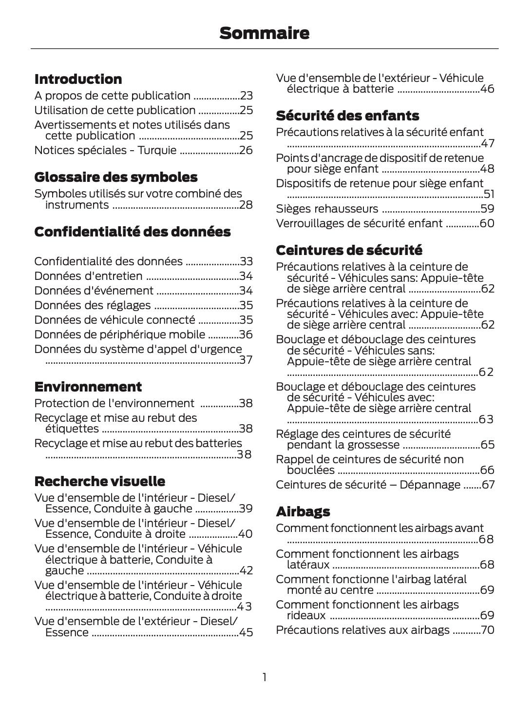 2026 Ford Tourneo Courier/Transit Courier Owner's Manual | French