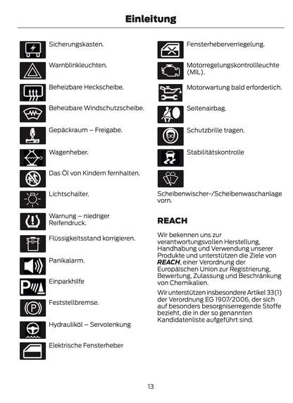 2021-2024 Ford Tourneo Custom/Transit Custom Owner's Manual | German