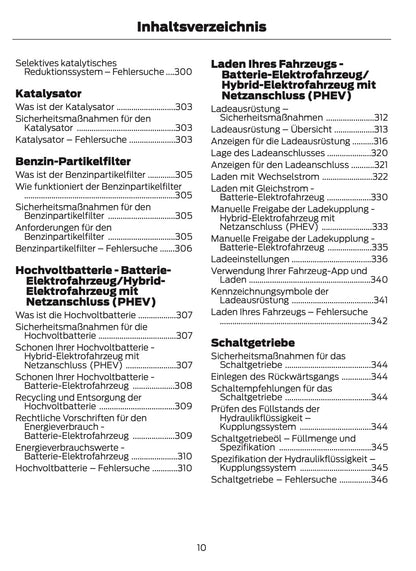 2026 Ford Tourneo Custom/Transit Custom Owner's Manual | German
