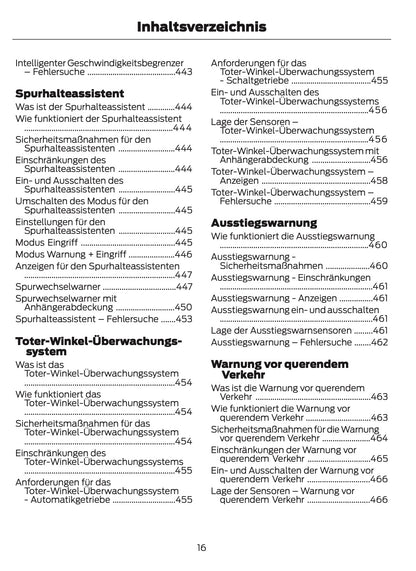 2026 Ford Tourneo Custom/Transit Custom Owner's Manual | German