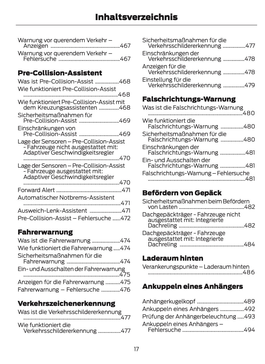 2026 Ford Tourneo Custom/Transit Custom Owner's Manual | German