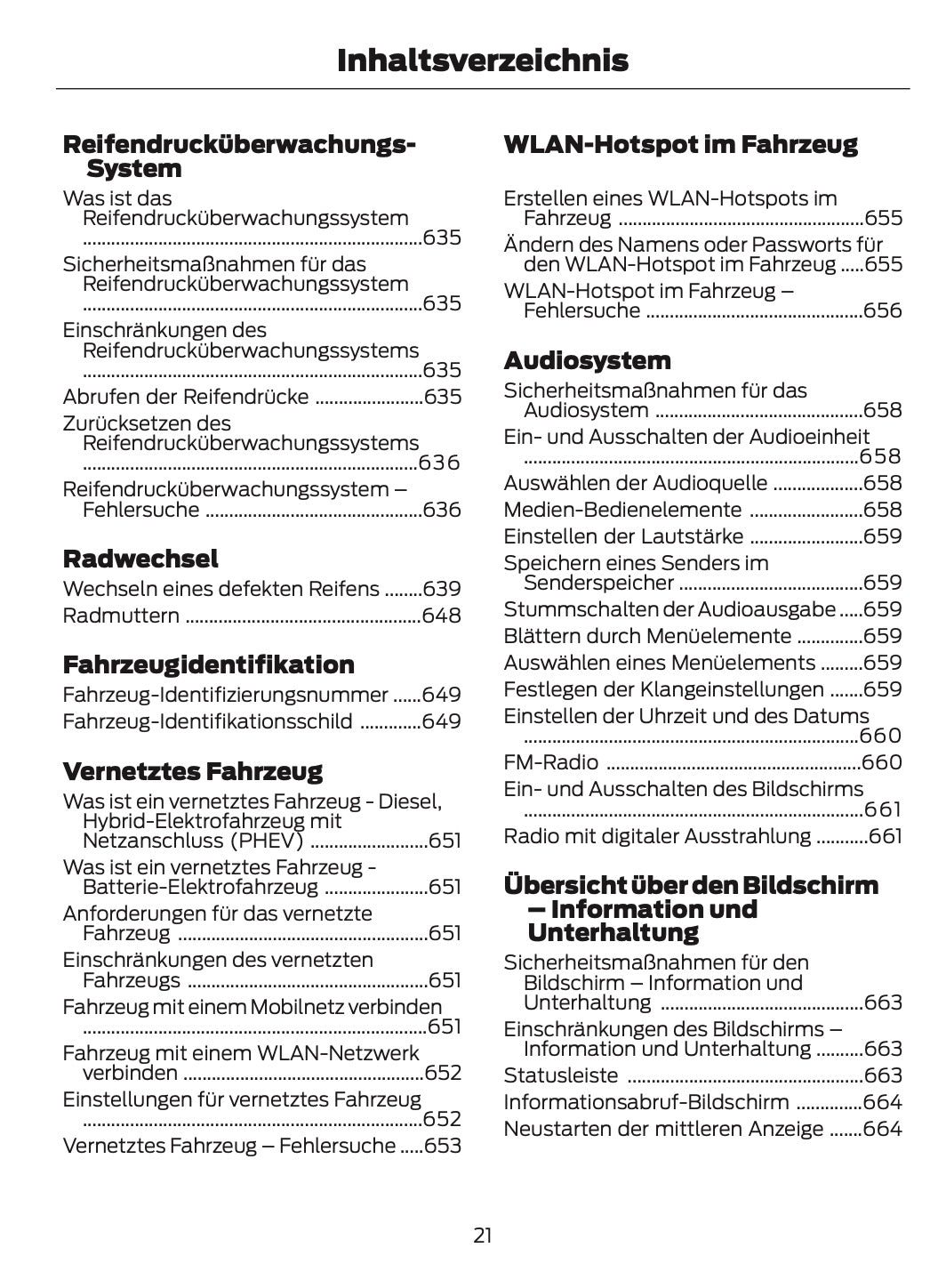 2026 Ford Tourneo Custom/Transit Custom Owner's Manual | German