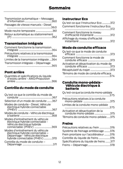 2026 Ford Tourneo Custom/Transit Custom Owner's Manual | French