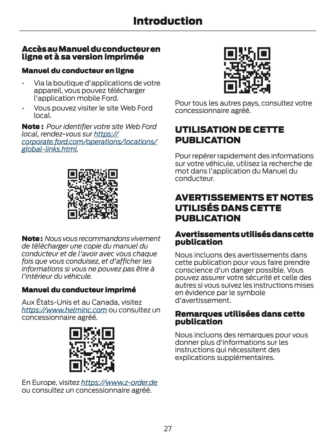 2026 Ford Tourneo Custom/Transit Custom Owner's Manual | French