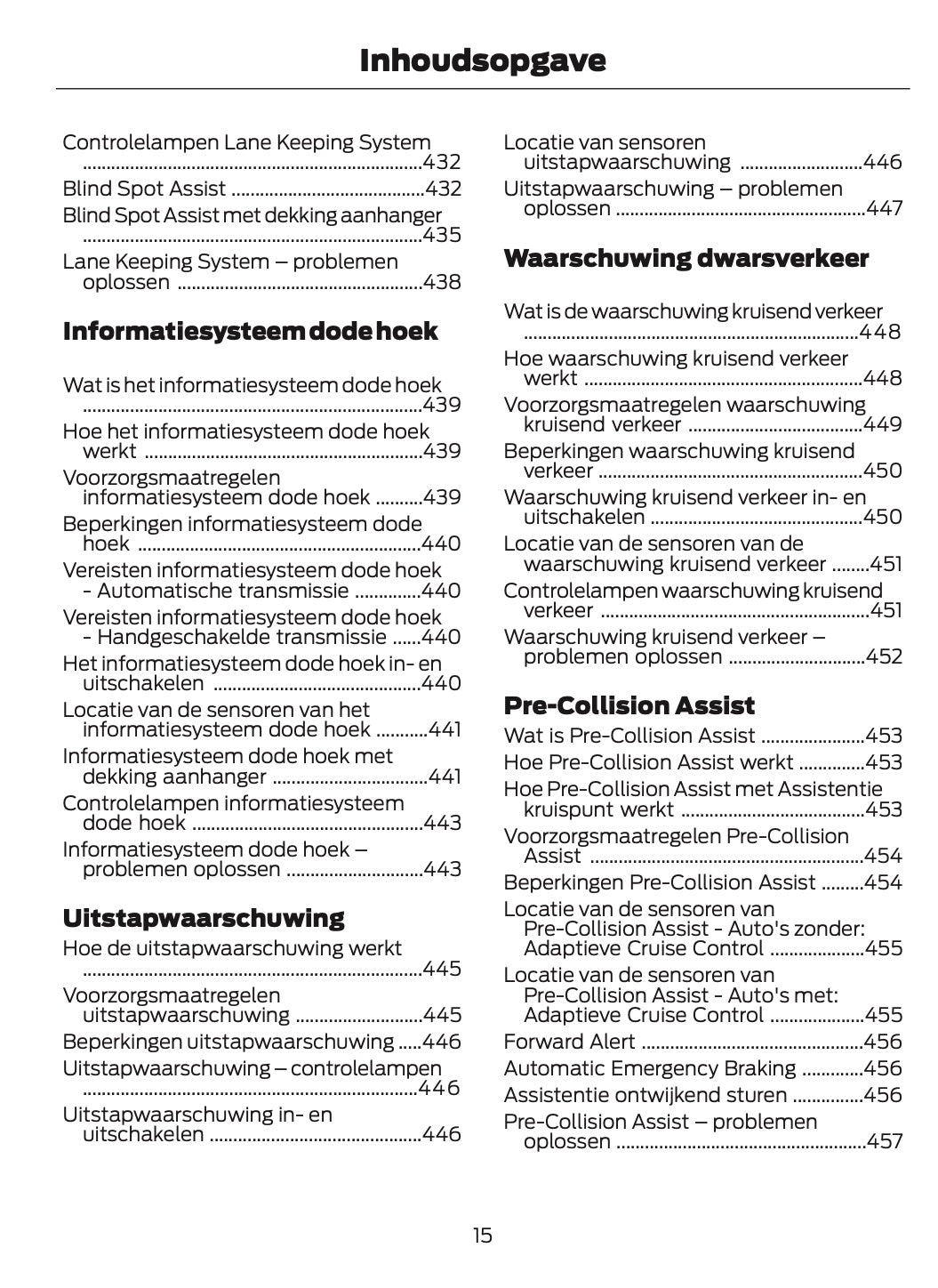 2026 Ford Tourneo Custom/Transit Custom Owner's Manual | Dutch