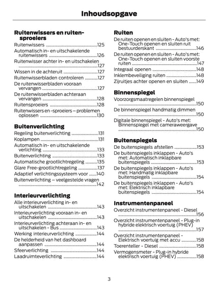 2026 Ford Tourneo Custom/Transit Custom Owner's Manual | Dutch