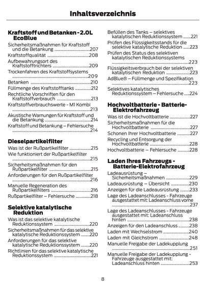2026 Ford Transit Owner's Manual | German