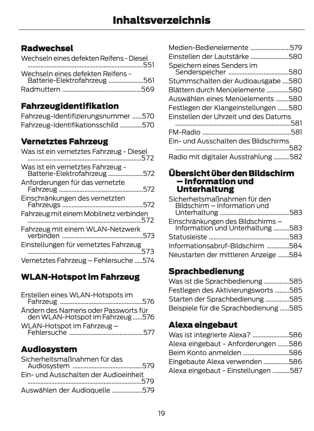 2026 Ford Transit Owner's Manual | German