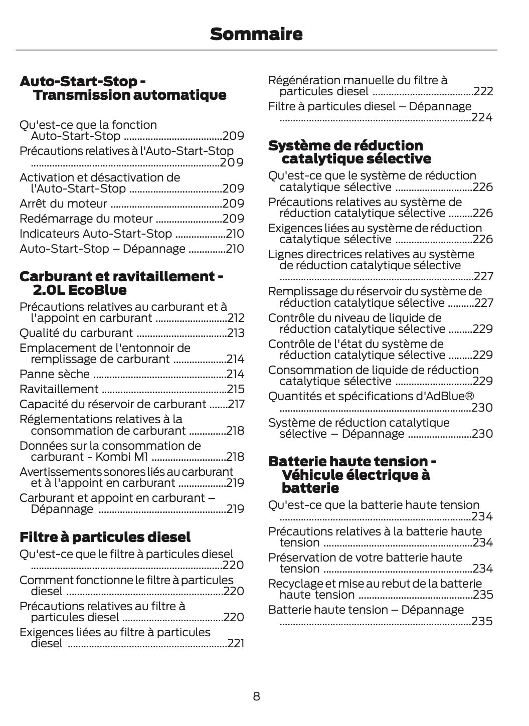 2026 Ford Transit Manuel du propriétaire | Français