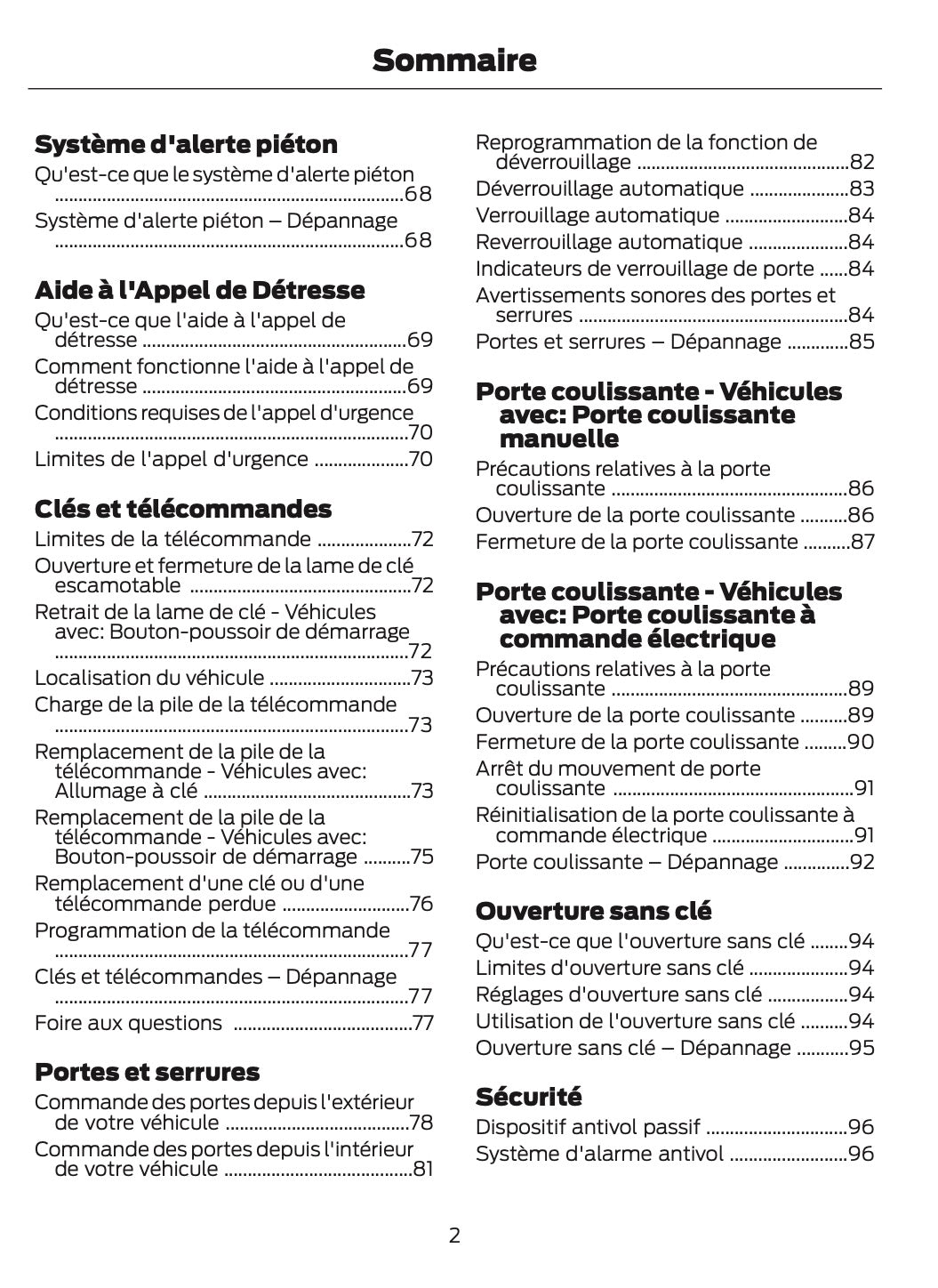 2026 Ford Transit Manuel du propriétaire | Français