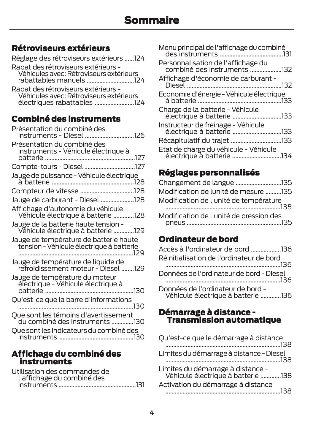 2026 Ford Transit Manuel du propriétaire | Français