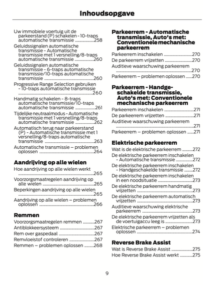 2024-2025 Ford Transit Gebruikershandleiding | Nederlands